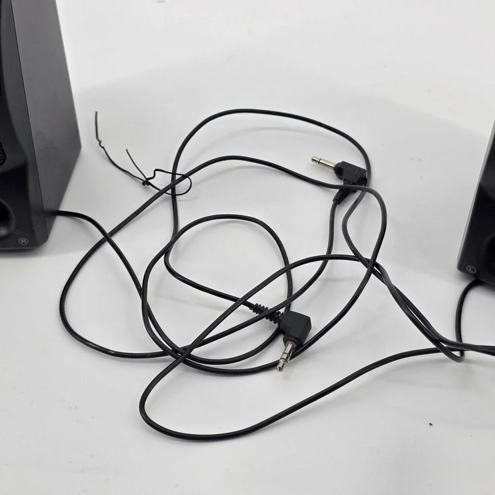 Sony SRS-A20 Active Portable Computer Stereo Speaker System Built-In Amp 1994